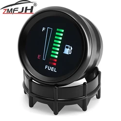 Medidor de nivel de combustible 52 mm 12 V para coche y moto