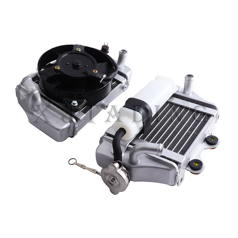 Radiador con tanque de agua