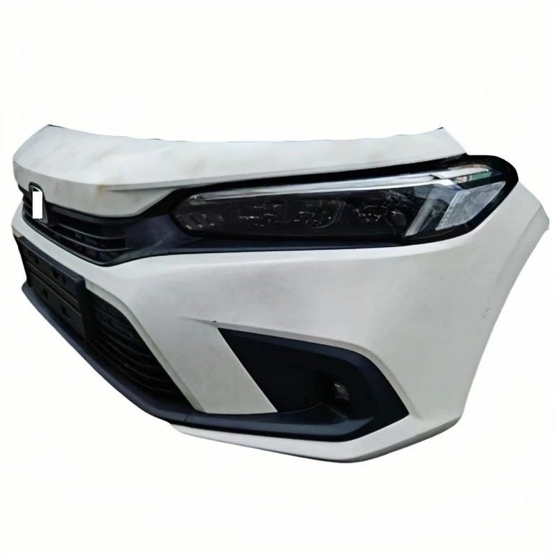 Para Honda Civic, kit de carrocería de parachoques delantero, reemplazo de condición de plástico para actualización con recortes de luz antiniebla - imagen 4
