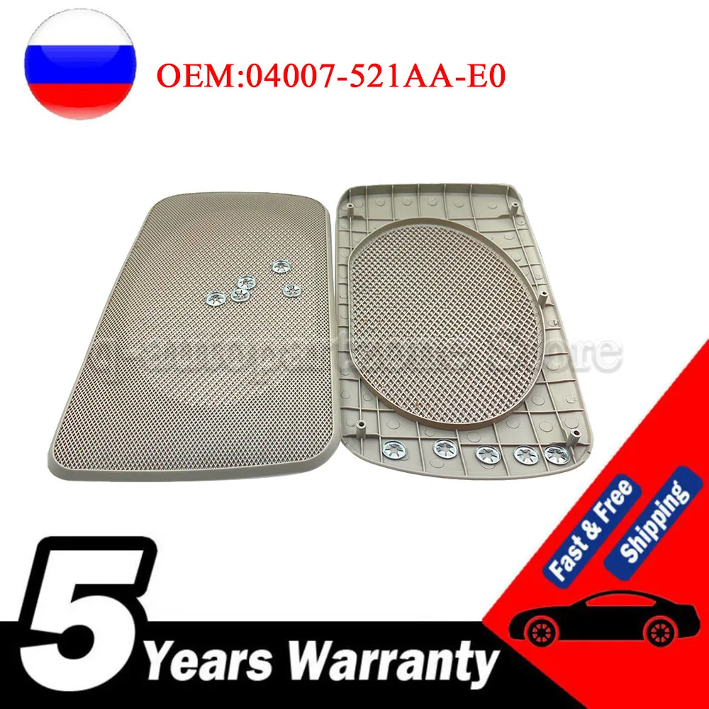 Cubierta de rejilla de altavoz trasero, cubierta de altavoz automotriz 04007-521AA-E0 compatible con Toyota Camry 2002 2003 2004 2005 2006