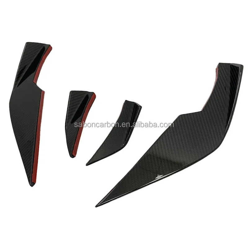 Canards de fibra de carbono BMW G8X instalados