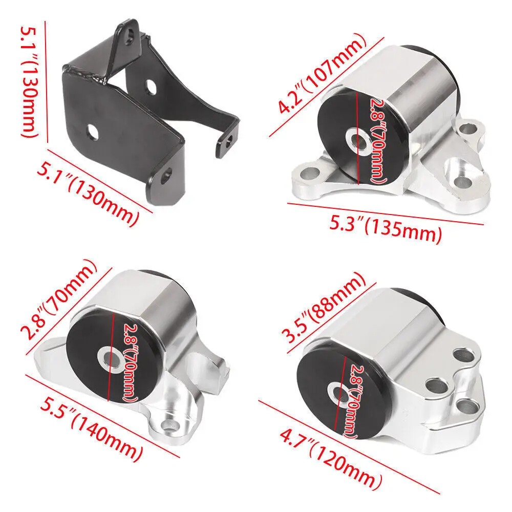 Soporte de motor Honda Civic EK compatible serie B y D - imagen 3