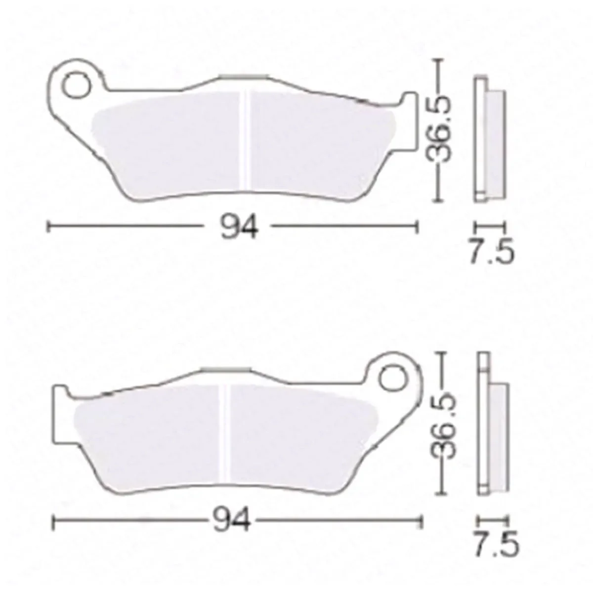 Pastillas de freno KTM SX, EXC y SX-F, delanteras y traseras - imagen 2