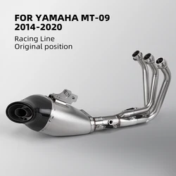 Sistema de escape completo Yamaha MT-09/XSR900/FZ-09 2014-2020