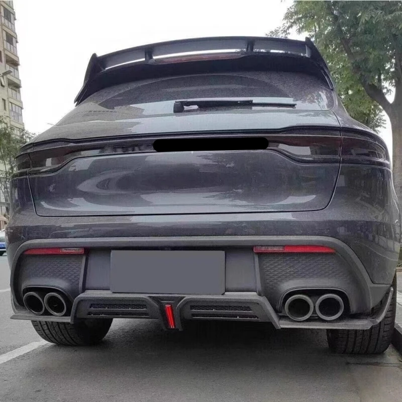 Alerón trasero fibra carbono LED Porsche Macan 2023 - imagen 4