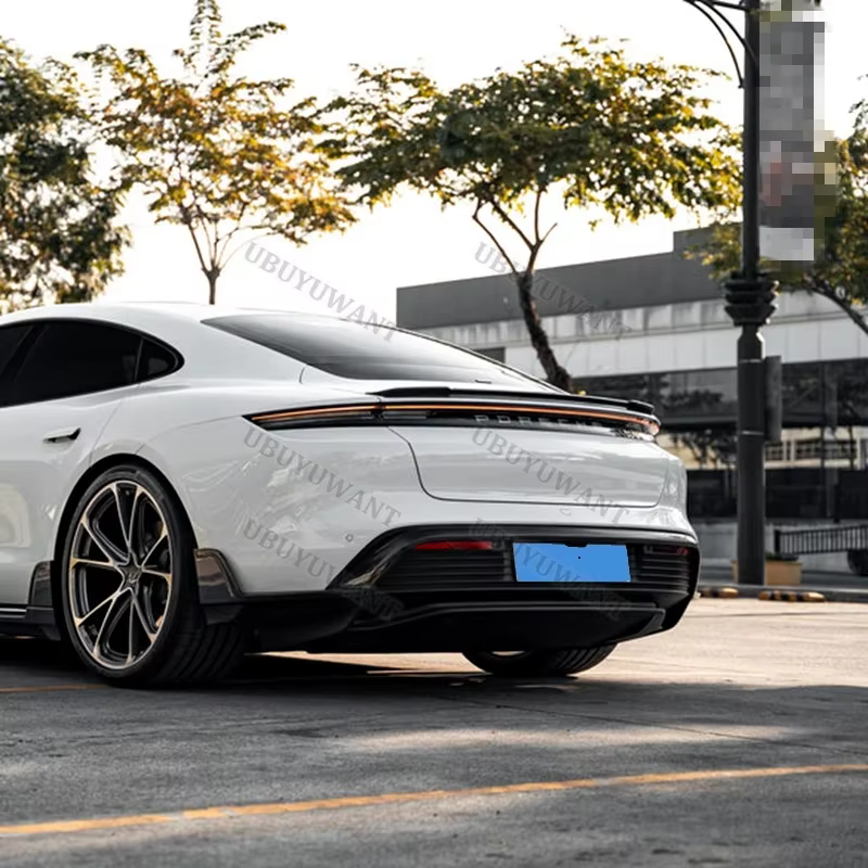 Alerón trasero fibra de carbono Porsche Taycan Turbo S 9J1 - imagen 4