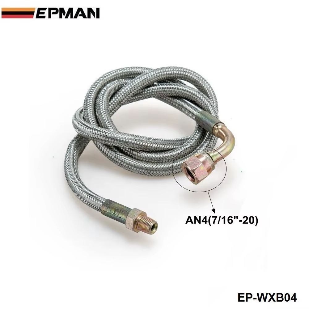 Línea trenzada alimentación aceite turbo EPMAN T25/T28 – Mazda - imagen 2