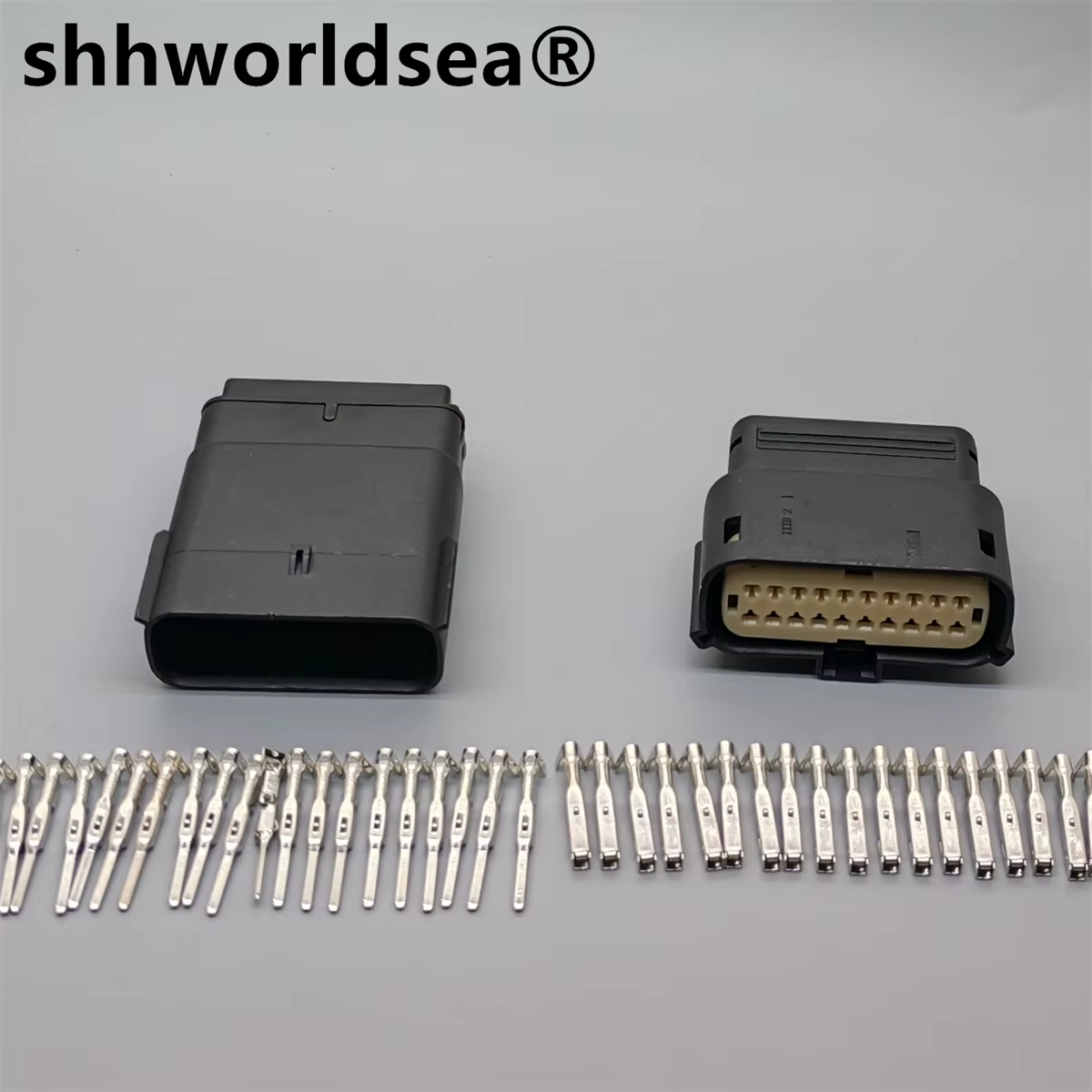 Shhworldsea Conector impermeable de faro para Buick, 20 pines – Ref. 33482-2132