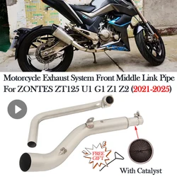Escape 51mm con silenciador y catalizador – ZONTES ZT125