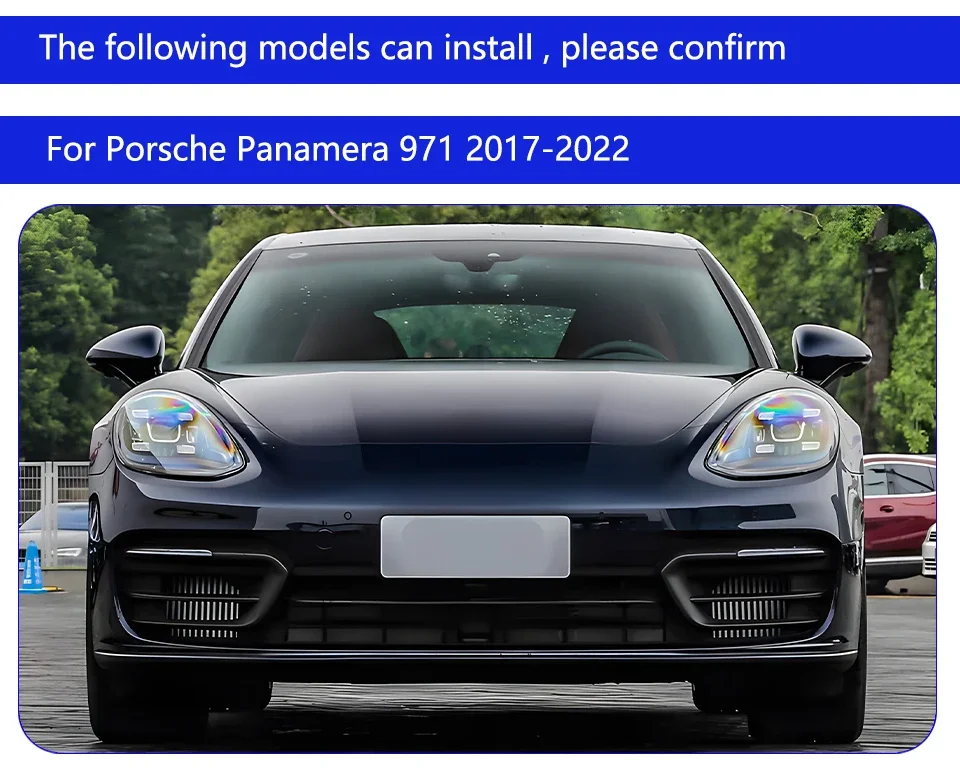 Montaje de faro compatible con Porsche Panamera 971