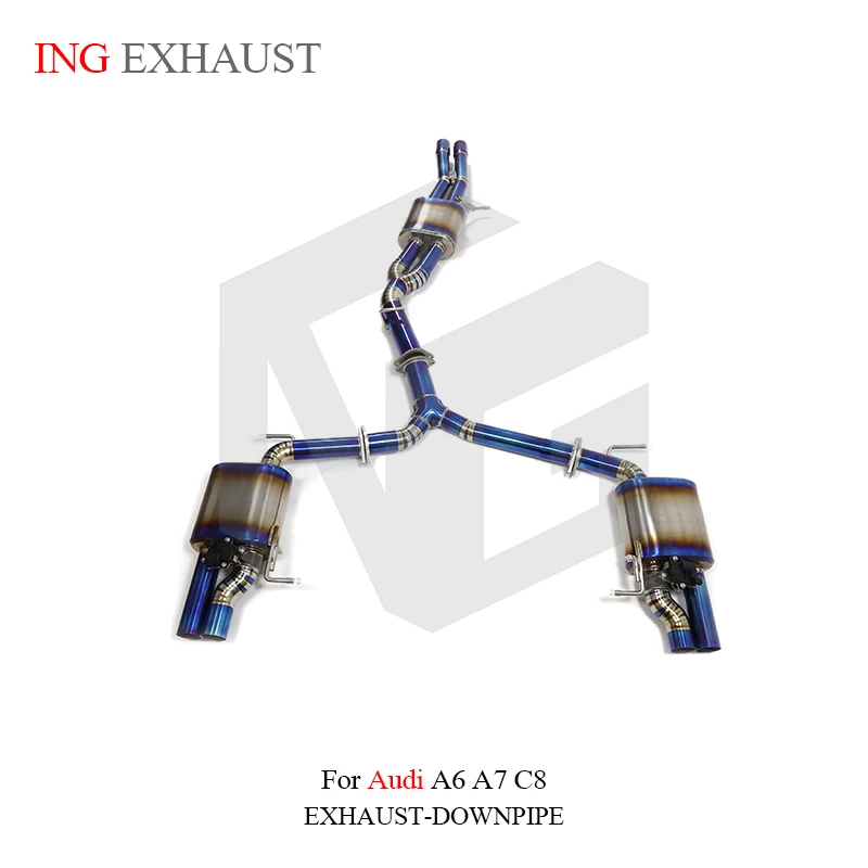 Escape catback ING titanio alto rendimiento Audi A6 A7 C8 3.0T