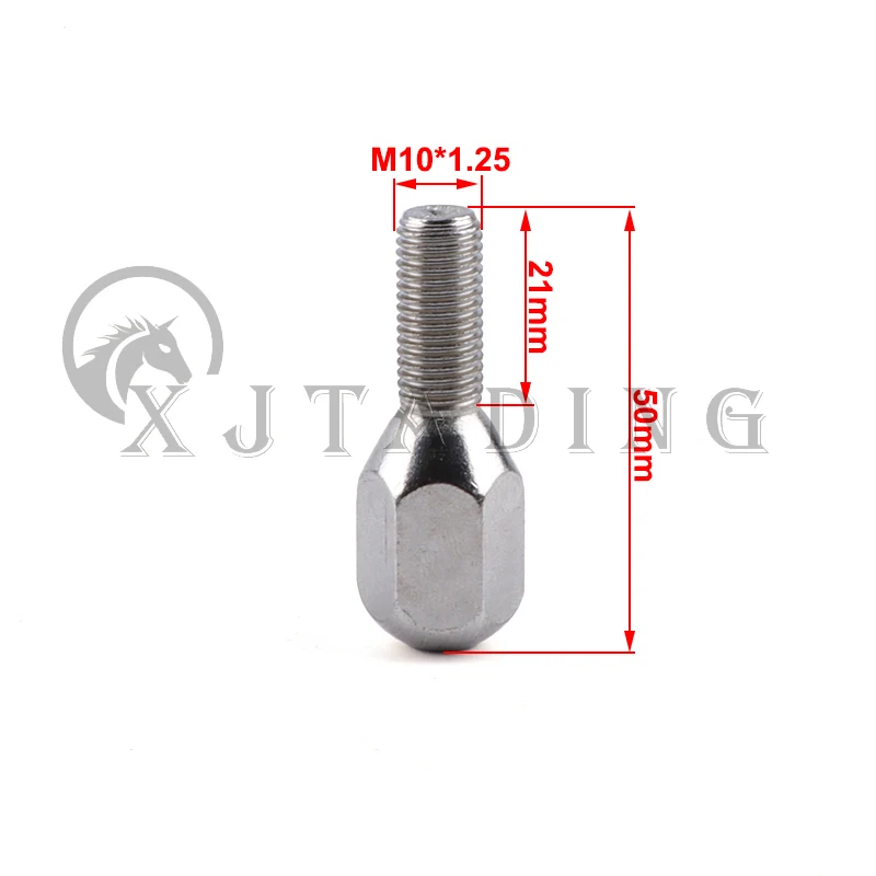 Tuercas M10 cromadas para cubo y llanta ATV UTV Buggy Go Kart - imagen 5