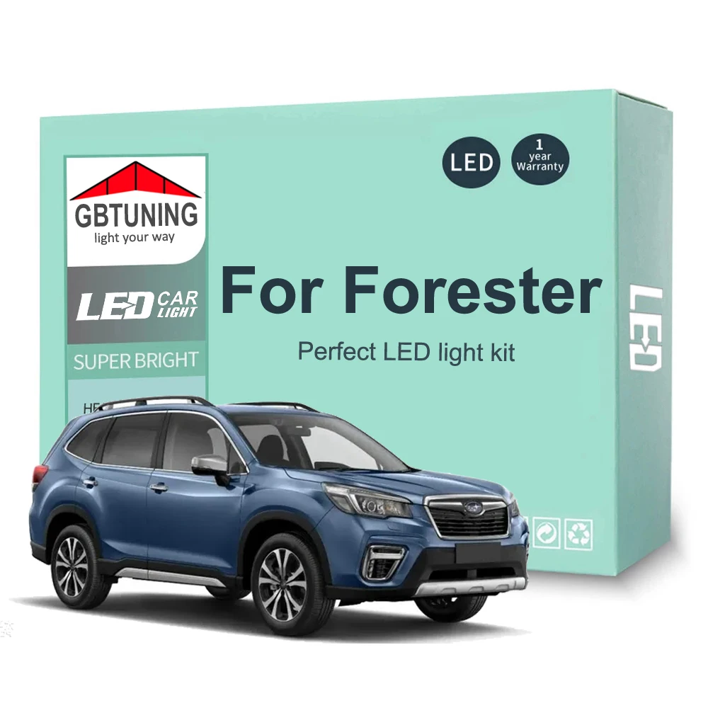 Bombillas LED interior Canbus sin error - Subaru Forester 1998-2020