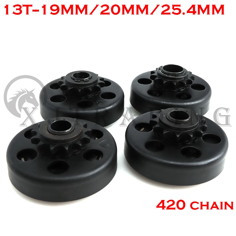 Embrague automático centrífugo, cadena para GO Fun Minibike Kart, 16/19/20/25, 4mm, 10/11/12/13/14/18 dientes, 420/35 # - imagen 5