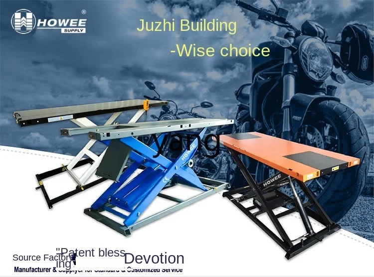 Mesa elevadora tijera hidráulica 450 kg para motorcycles taller - imagen 4