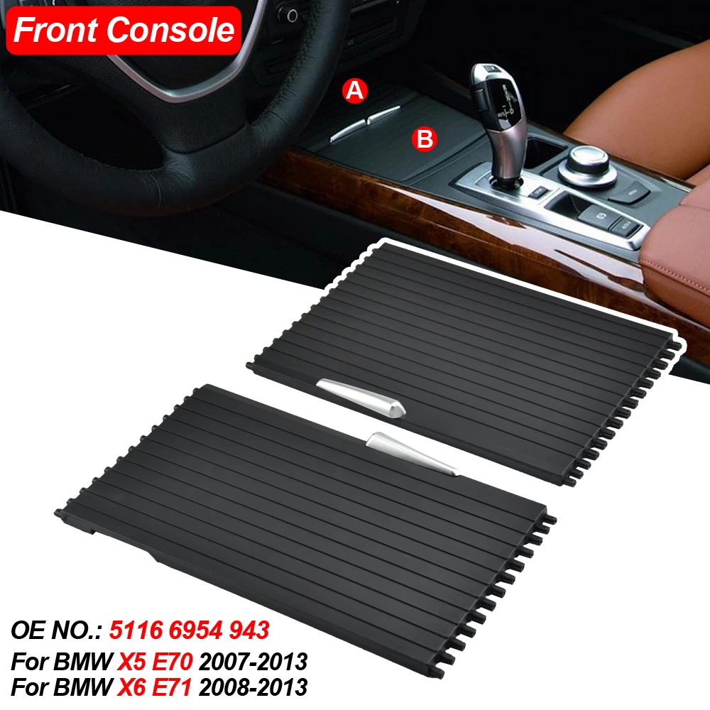 Cubierta persiana corredera portavasos BMW X5 X6 E70/E71 - imagen 4