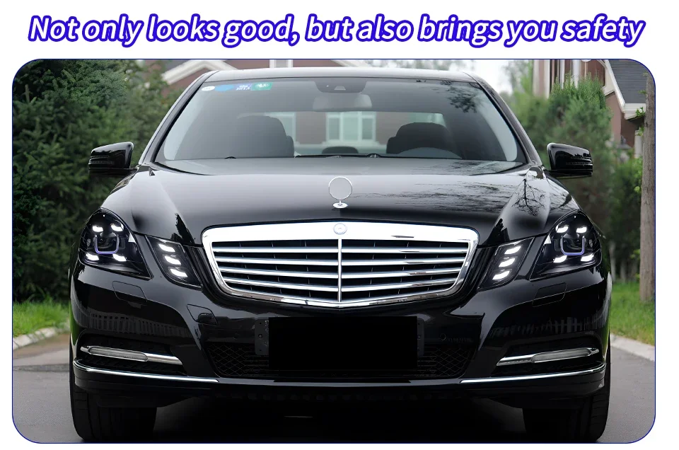 Faros LED estilo proyector para Benz W212