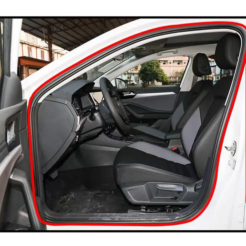 Perfil de goma sellado puertas coche - tira aislamiento acústico 3 capas - imagen 5