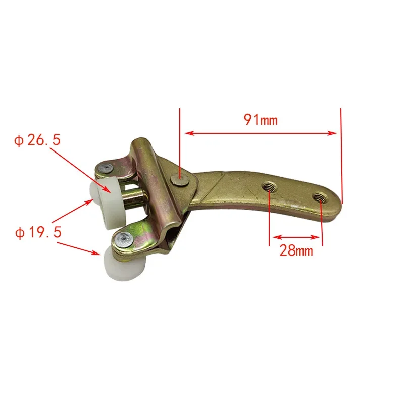 DERECHO PARA VW Transporter T4 puerta corredera de coche rodillo inferior brazo corto guía deslizante nuevo 701843406 A 701843405 A - imagen 4