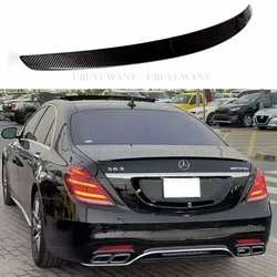 Alerón de maletero efecto carbono para Mercedes-Benz Clase S W222