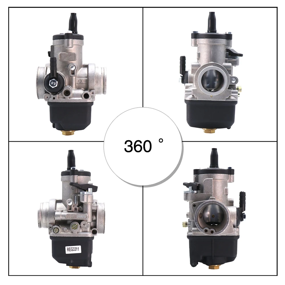 Carburador ZSDTRP Dellorto PHBH 28BS R3311 para moto 4T 125-300 cc - imagen 5