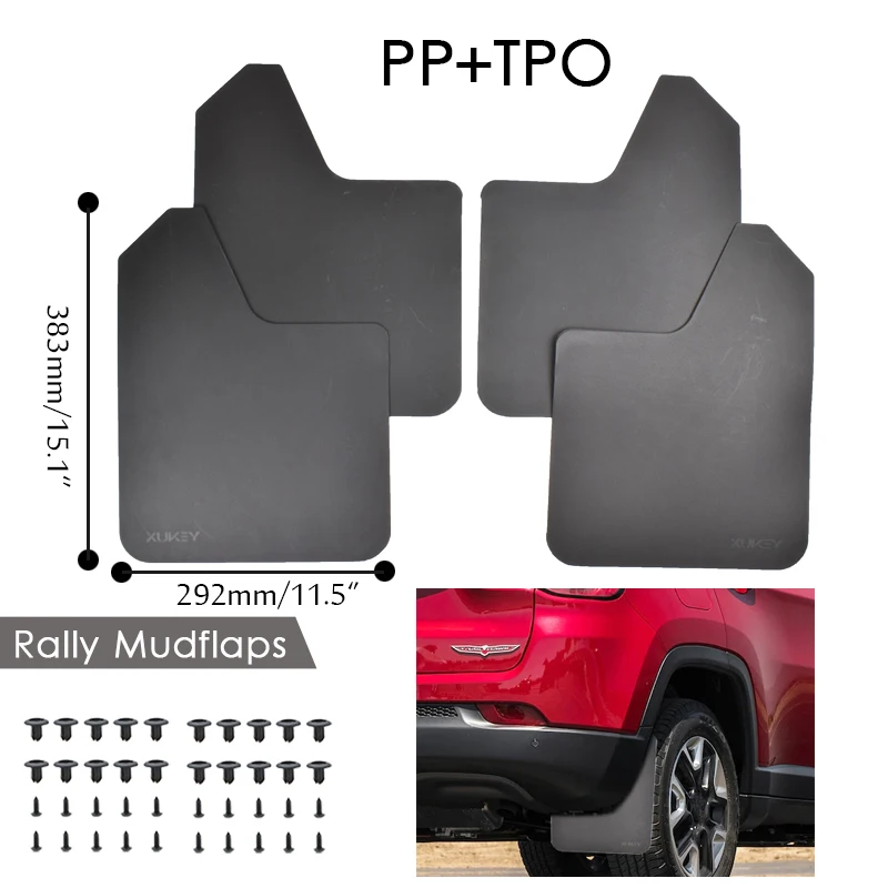 Para Jeep Renegade Wrangler Grand Cherokee Liberty Compass Commander Patriot gladiador guardabarros guardabarros protector contra salpicaduras - imagen 2