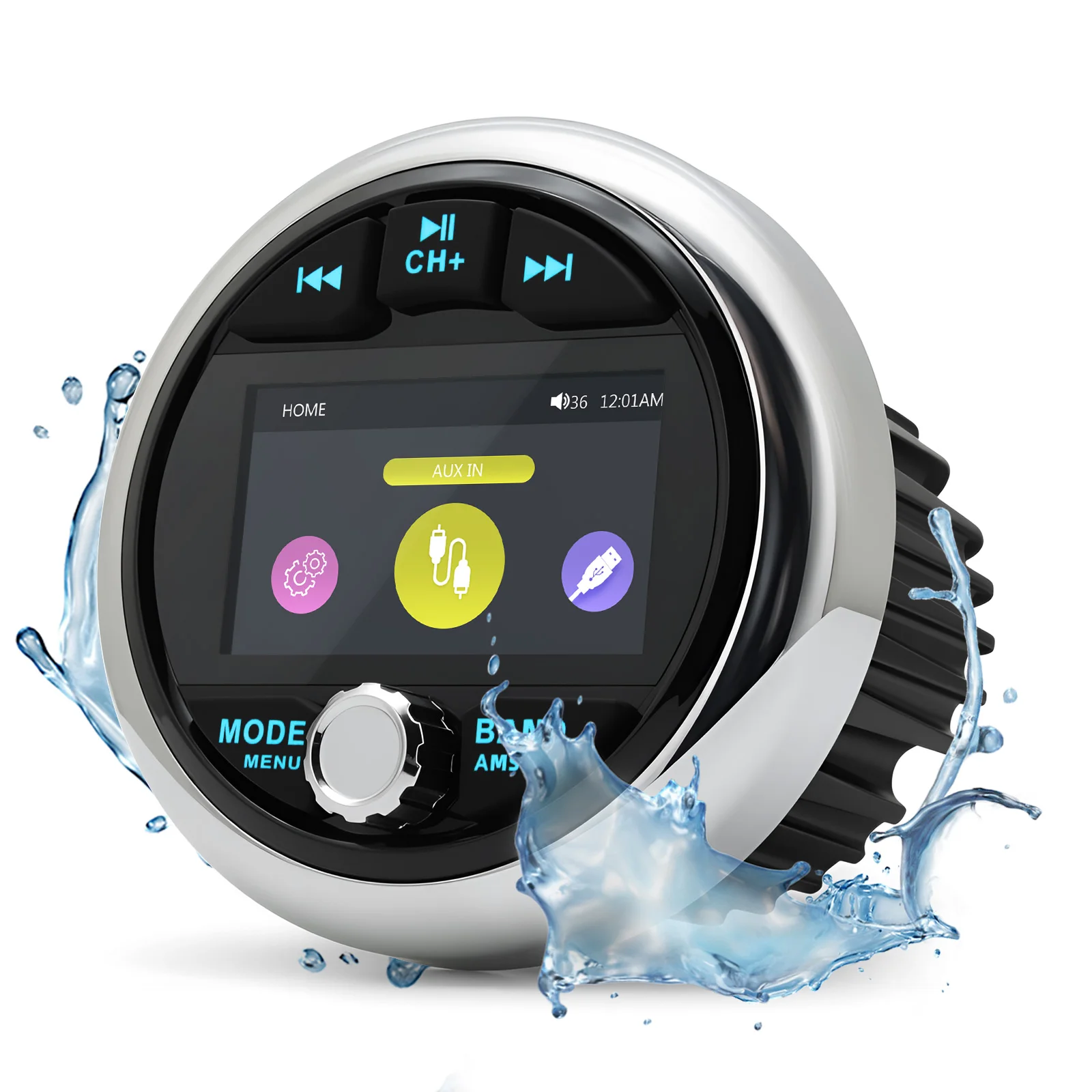 Radio MP5 Bluetooth FM/AM con RDS para ATV y UTV - imagen 5