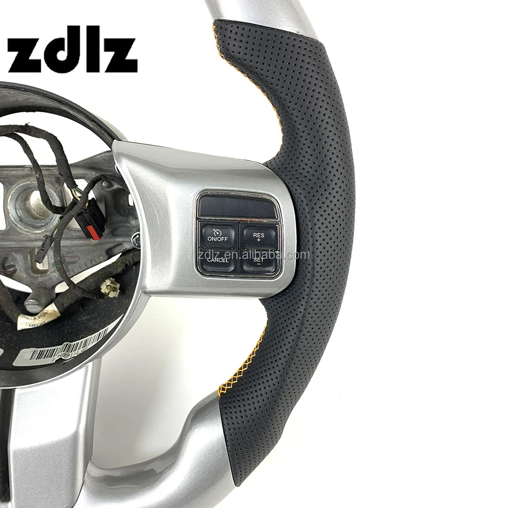 Volante de fibra de carbono plateado Jeep Wrangler y Grand Cherokee - imagen 5