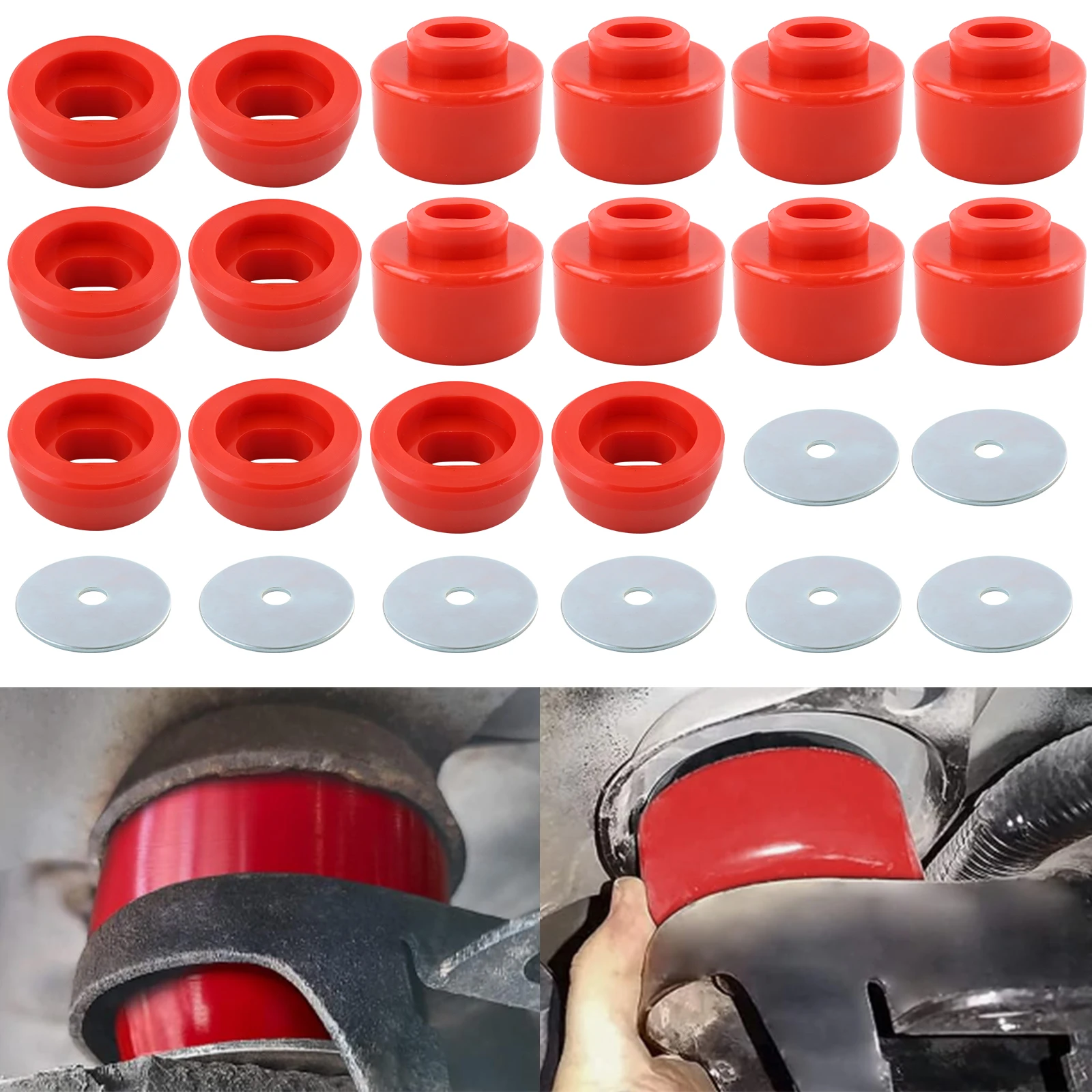 Kit de bujes Chevrolet Sierra 1500/2500 1999-2014 suspensión 2WD/4WD - imagen 4