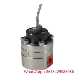 Medidor de flujo de engranaje pequeño con salida de fibra óptica resistente a altas temperaturas, micrometro de flujo antiestático para minería de carbón