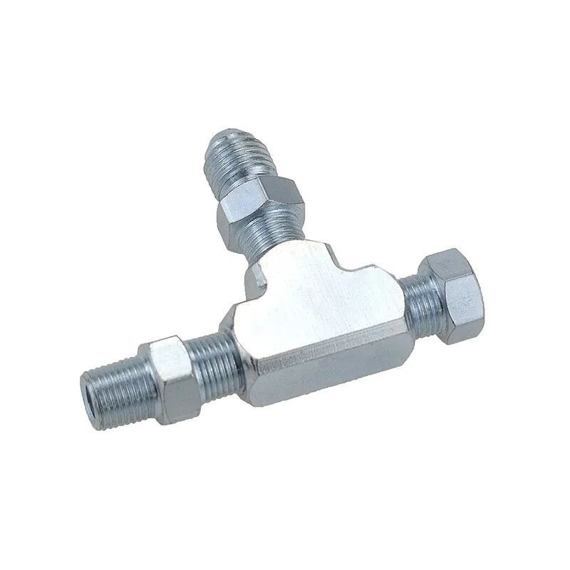 Adaptador en T 1/8 NPT a 4AN para sensor de presión de aceite - imagen 2