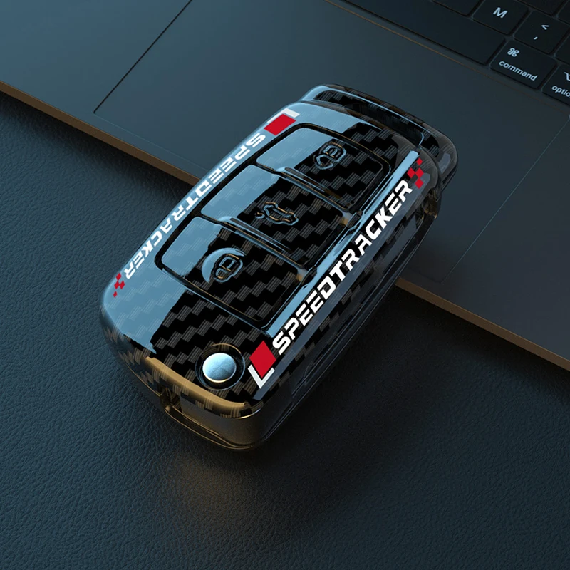 Funda llave Audi fibra de carbono con carcasa ABS para A1 A3 A4 Q3 - imagen 5
