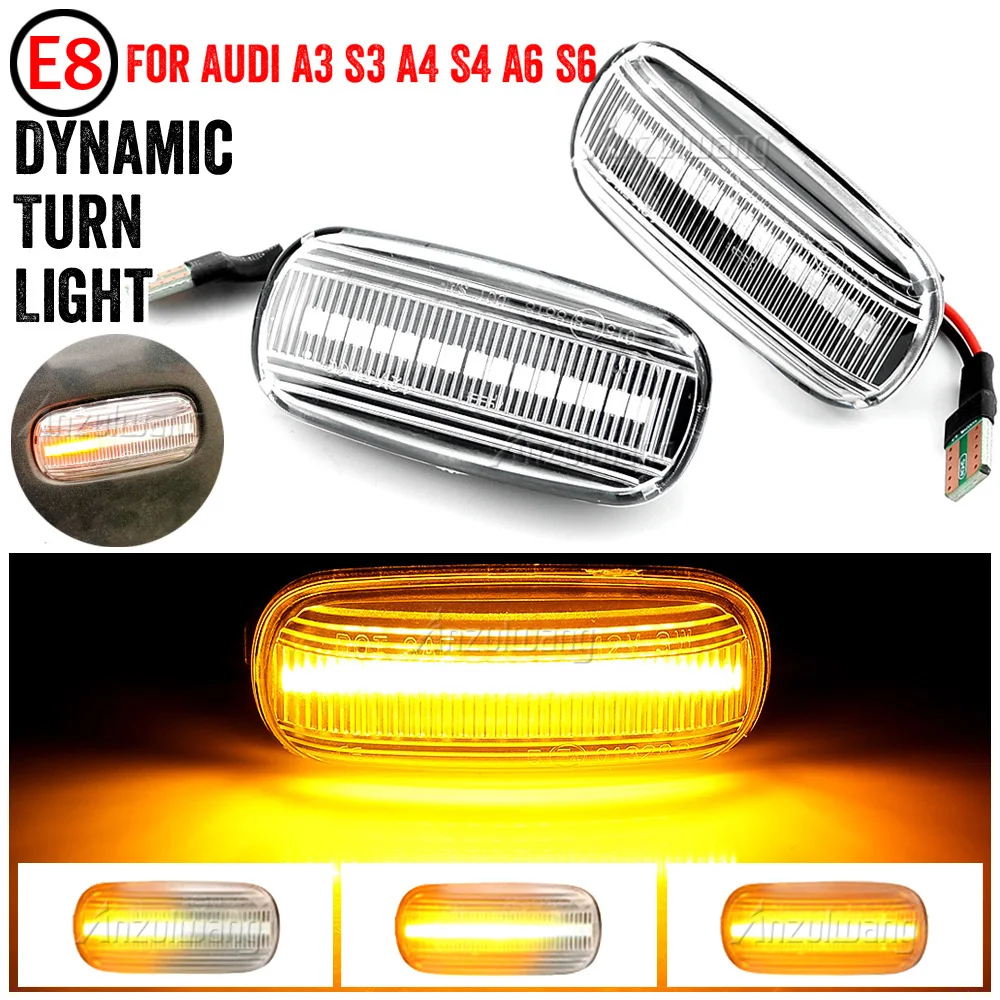 Intermitentes LED dinámicos laterales para Audi A3, A4 y A6 - imagen 5