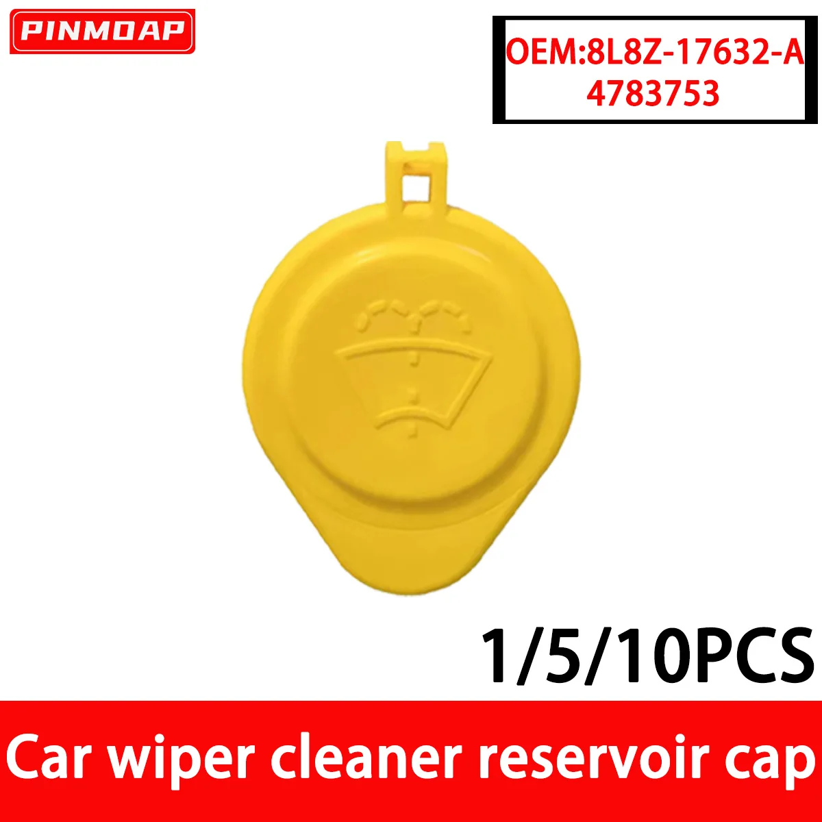 PINMOAP tapa depósito limpiaparabrisas OEM 8L8Z-17632-A Ford Mustang