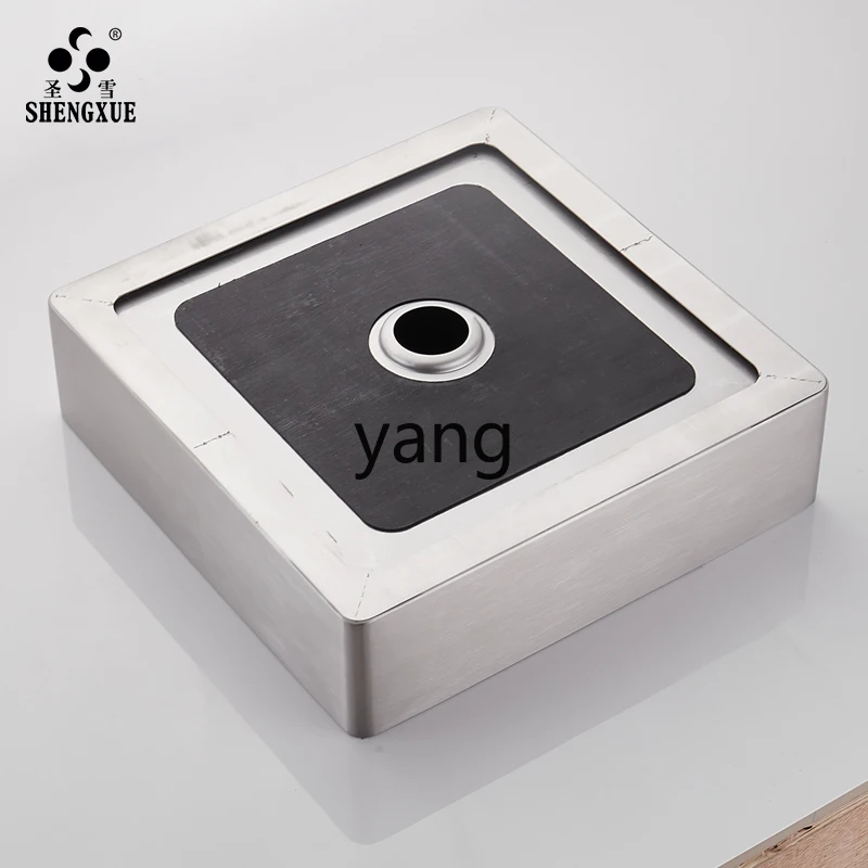 Lavabo cuadrado CX de acero inoxidable para baño - imagen 5