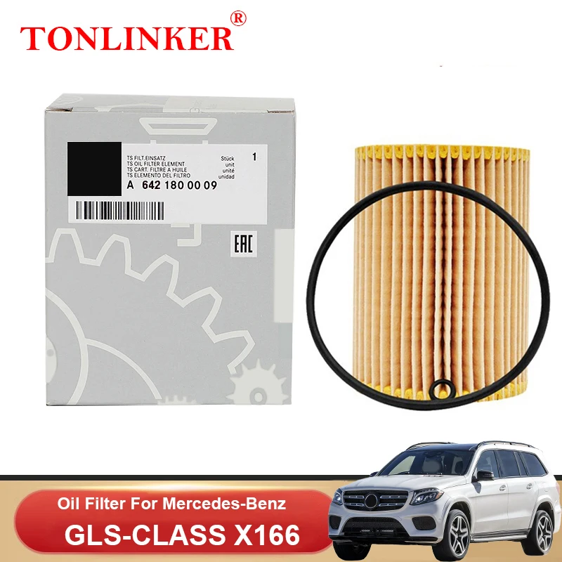 Filtro aceite TONLINKER A6421800009 – Mercedes GLS X166 350d 3.0 OM642