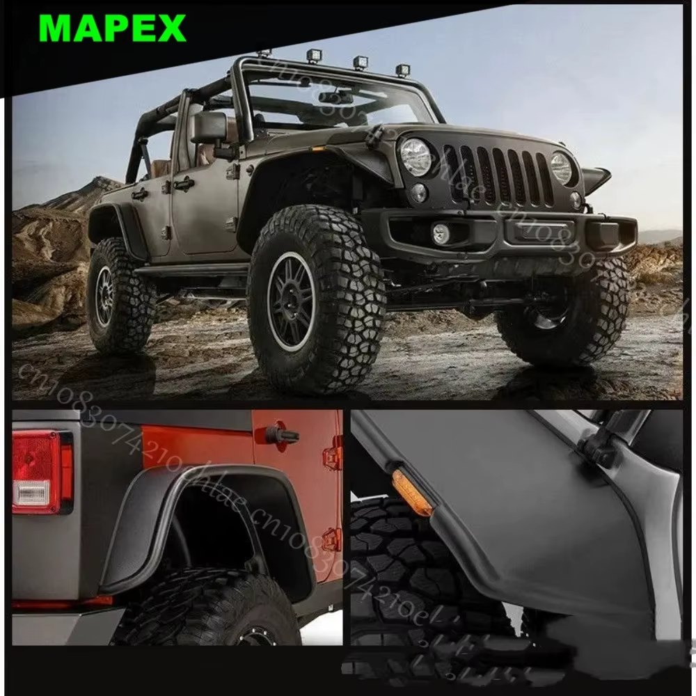Guardabarros ensanchados estilo avión para Jeep Wrangler JK 2007-2017 - imagen 4