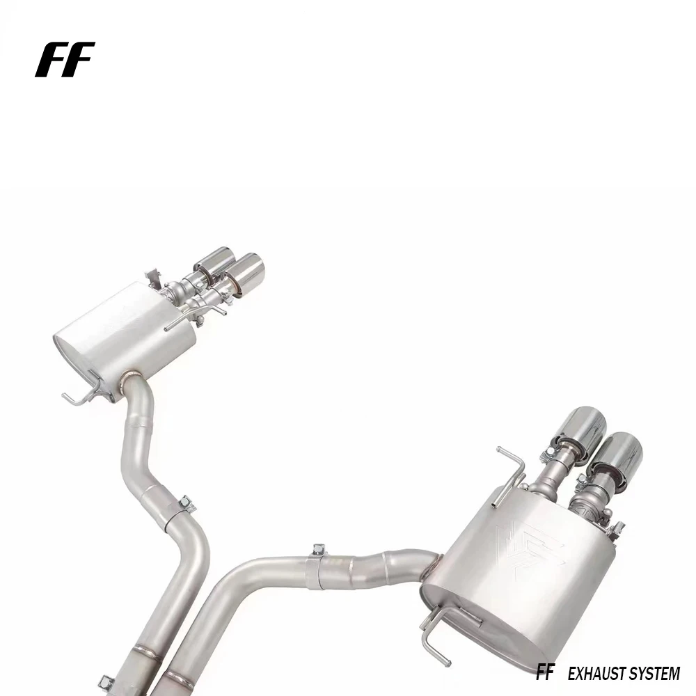 Escape Catback de acero inoxidable de alta calidad para silenciador Audi S6 S7 C8 con válvula variable - imagen 5