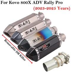 Escape Slip-On con DB Killer para Kove 800X Adventure Rally Pro