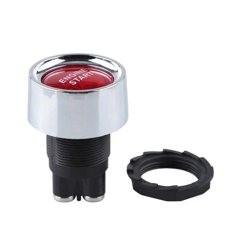 50A interruptor de botón de arranque multifuncional interruptor de arranque de motor de vehículo interruptor de encendido DC 12V interruptor momentáneo 1 Uds - imagen 3