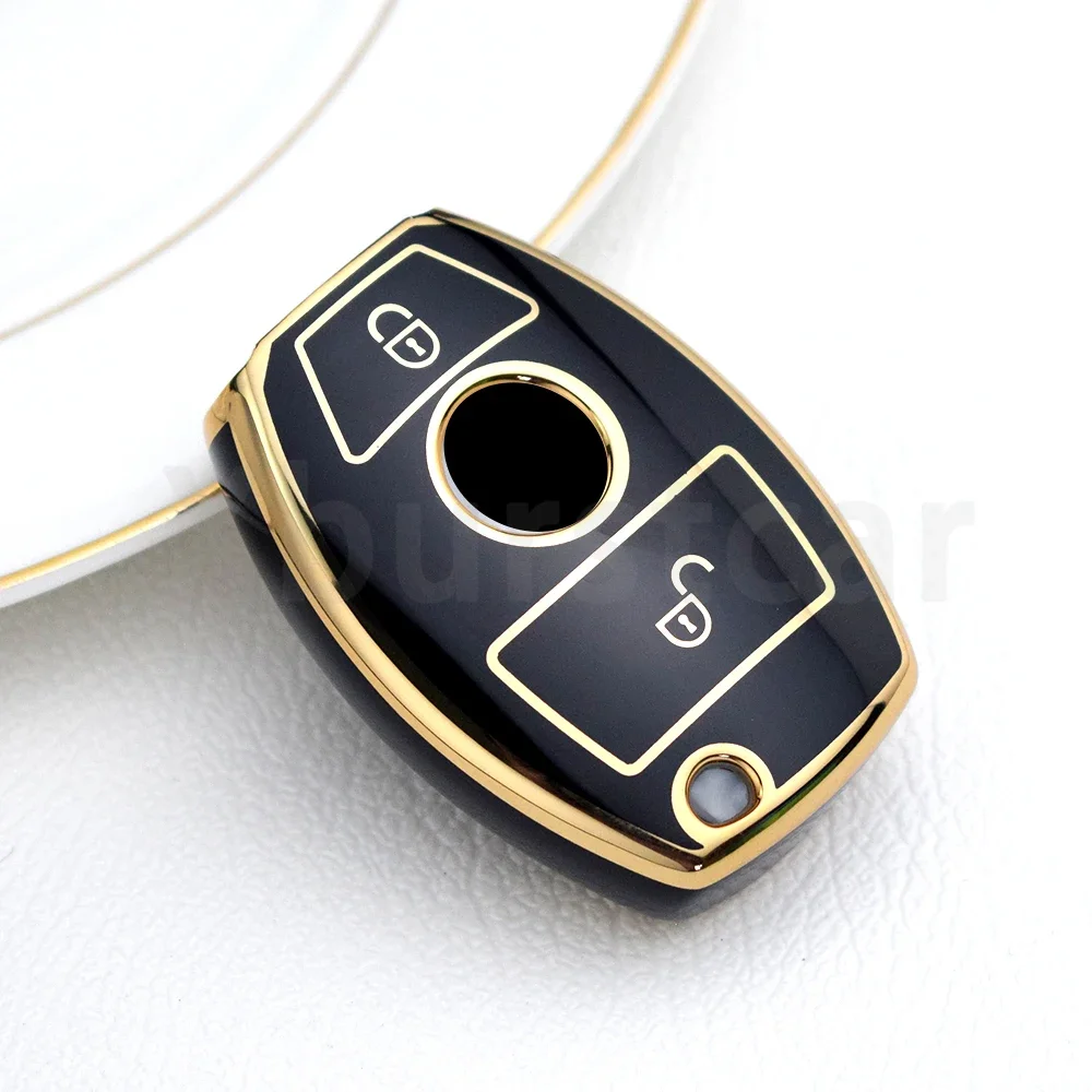 Funda TPU para llave Mercedes-Benz - carcasa compatible A/GLK/GLA - imagen 3