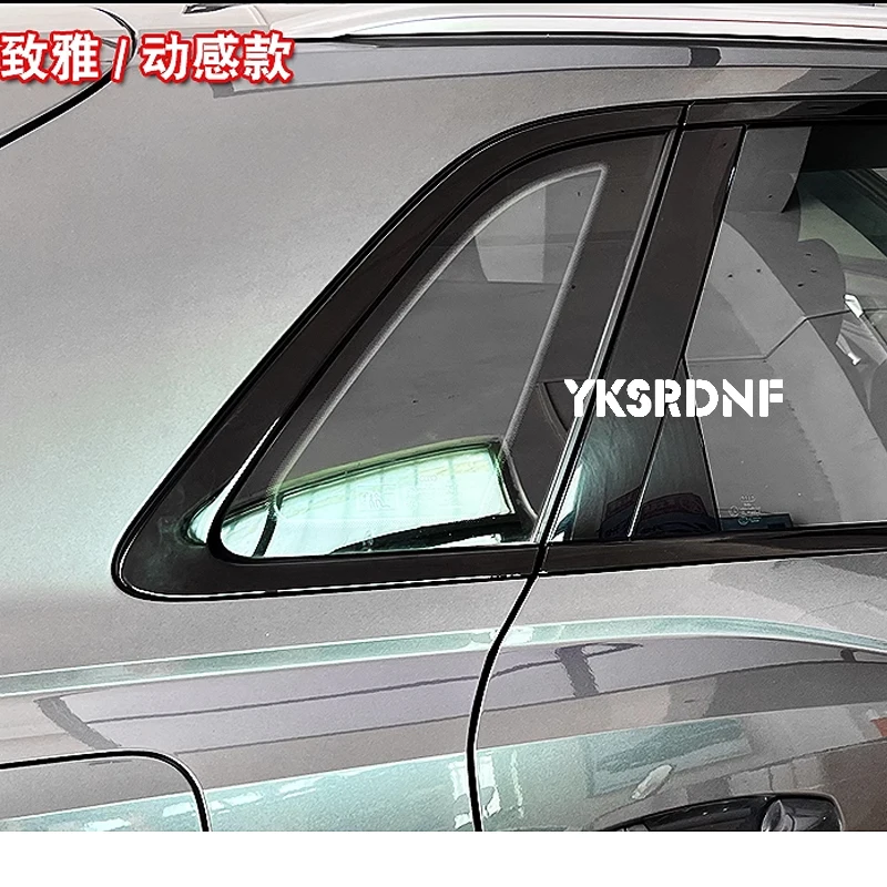 Embellecedores de moldura de ventana en negro brillante para Audi Q3 Sportback