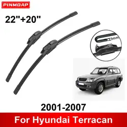 Escobillas limpiaparabrisas para Hyundai Terracan 2001-2007