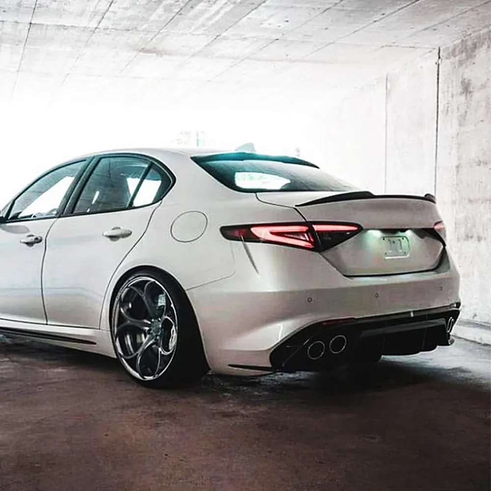 Alerón carbono estilo cola de pato para Alfa Romeo Giulia 2015 - imagen 5