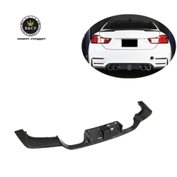 Difusor trasero fibra de carbono Kolhen para BMW M3/M4 F80-F83 con LED