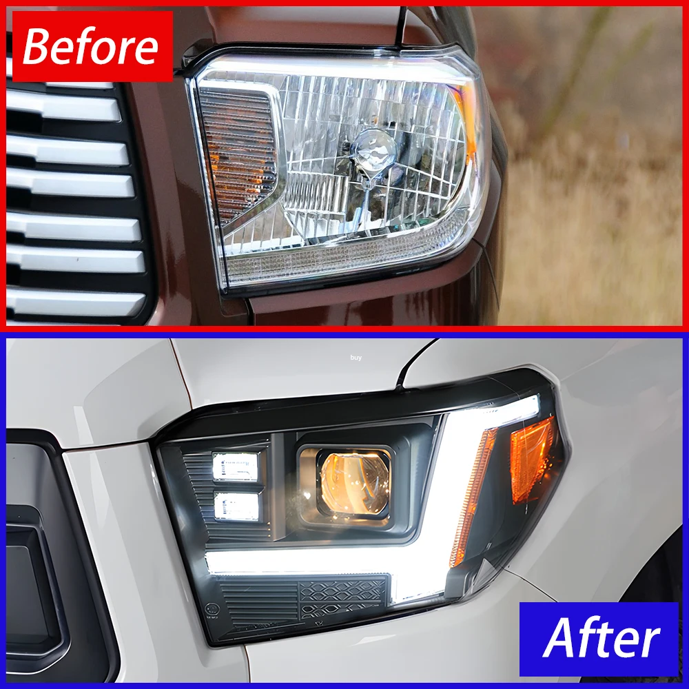 Kit de faros LED automáticos para Toyota Tundra y Sequoia 2014-2021 - imagen 4