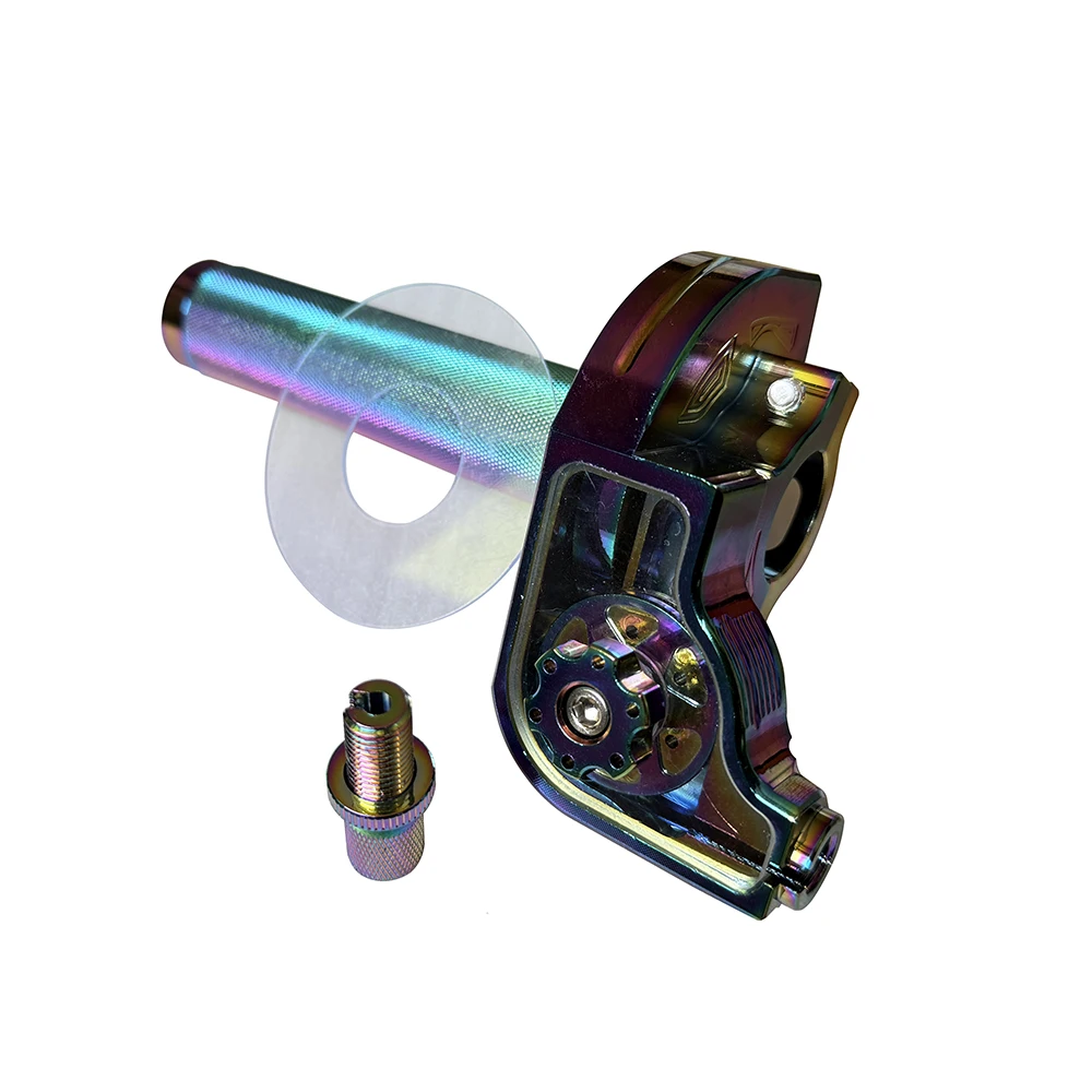 Puños giratorios CNC aluminio 22mm universales para Dirt Bike, ATV, Pit Bike - imagen 3