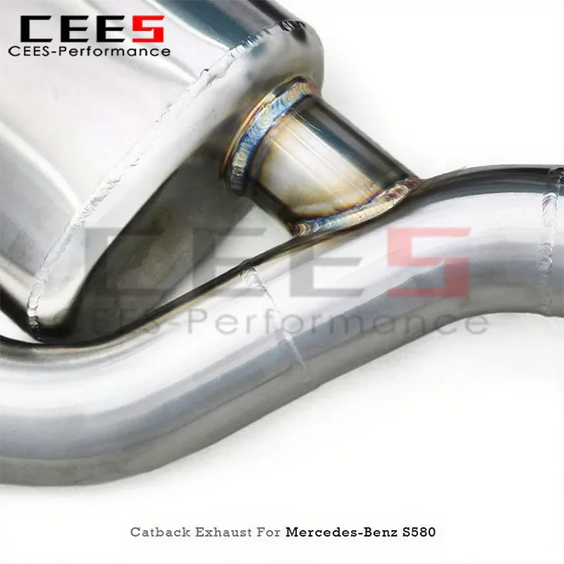 Kit escape deportivo CEES valvulado inoxidable – Mercedes S580 W223 4.0T 2020-2025 - imagen 5