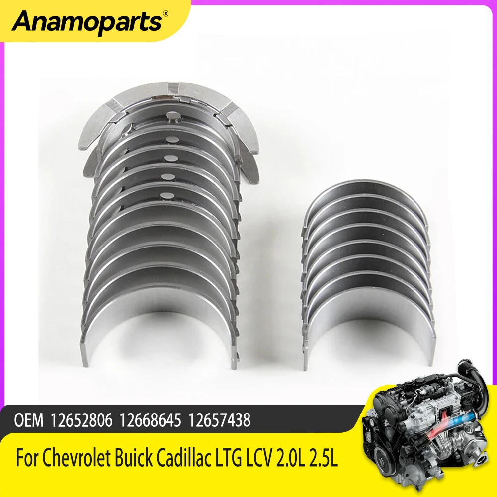 Kit cojinete cigüeñal LTG/LCV 2.0-2.5L Chevrolet Buick Cadillac