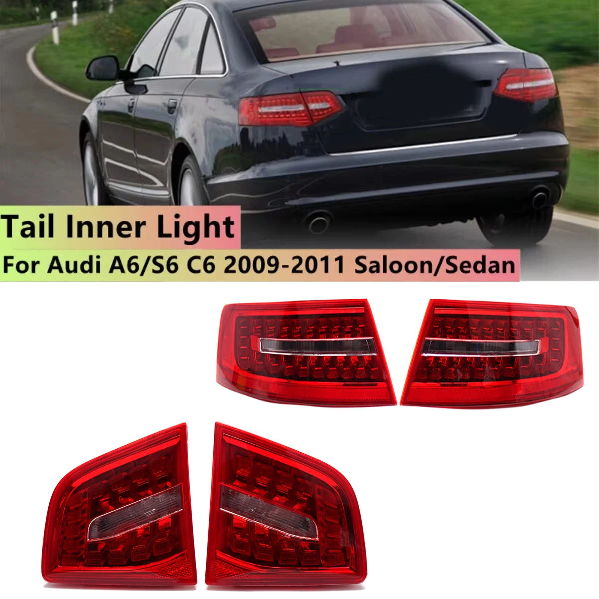 Piloto trasero LED para Audi A6 C6, S6 y RS6 Berlina 2009-2011